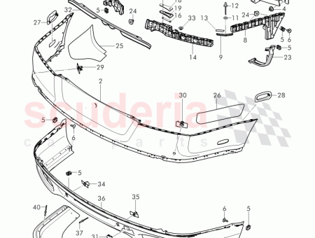 Photo of HEATSHIELD COVER FOR BUMPER 3W3 825 715…
