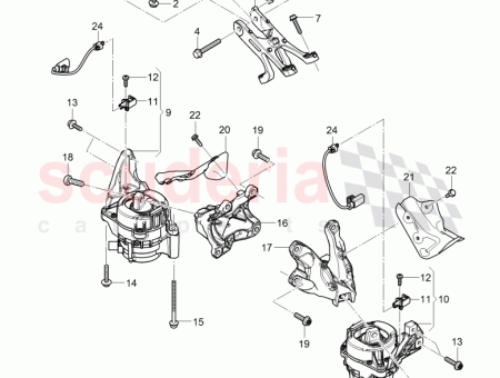 Photo of SUPPORT DE MOTEUR SUPPORT DE BRAS DE COMMANDE…