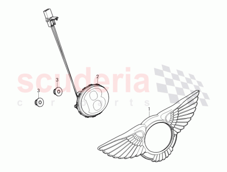 Photo of INTERRUPTEUR BENTLEY PLATE 4W0 853 630…