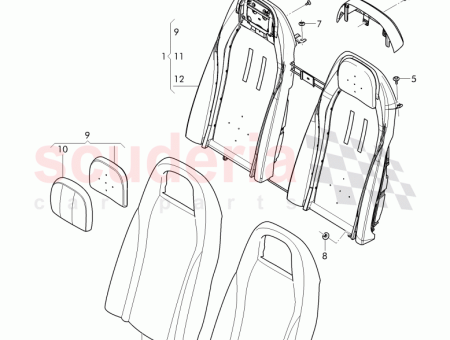 Photo of PANNEAU DE DOSSIER 3W7 885 805…