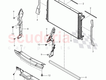 Photo of CONDUIT D AIR RADIATEUR DE REFROIDISSEMENT 3W0 121…