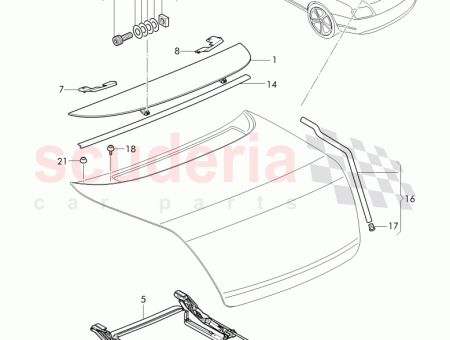 Photo of JUPE ARRI RE ASSEMBLAGE CONTIENT 3W8 827 931…