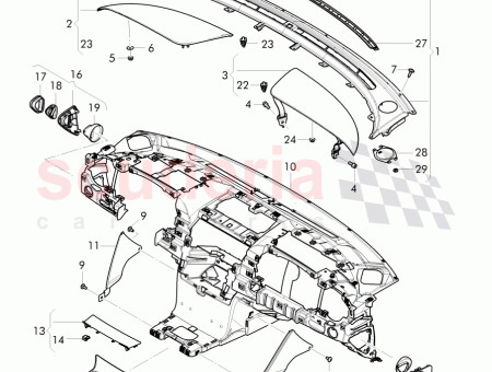 Photo of GARNITURE DE PANNEAU LAT RAL POUR CONSOLE CENTRALE…