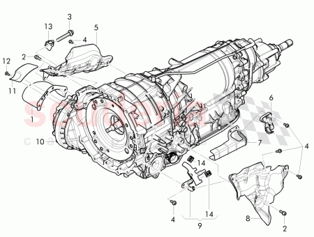 Photo of BOUCLIER POUR LA TRANSMISSION 3W0 301 327…