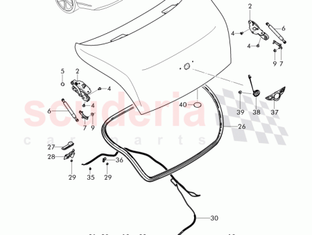 Photo of COUVERCLE DE COFFRE ARRI RE 3W8 827 025…