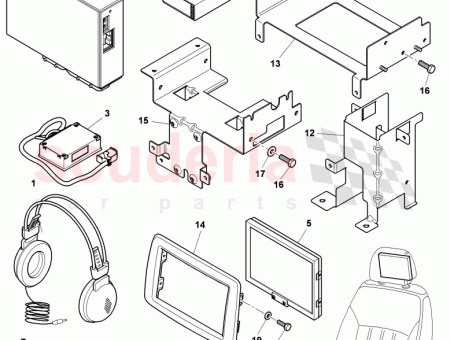Photo of FERNBEDIENUNG FUER REAR SEAT ENTERTAINMENT RSE SI GES…