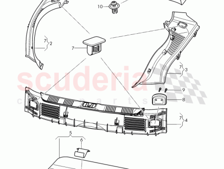 Photo of DOUBLURE DE COFFRE 3W8 863 721…