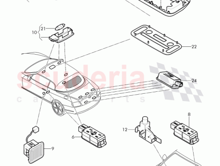 Photo of UNIT DE COMMUTATION MODULE DE TOIT 3W7 959…