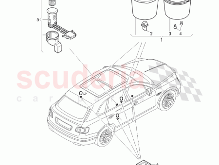Photo of latch Ashtray insert 3Y0 857 307…