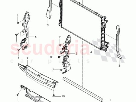 Photo of CONDUIT D AIR RADIATEUR DE REFROIDISSEMENT 3W0 121…