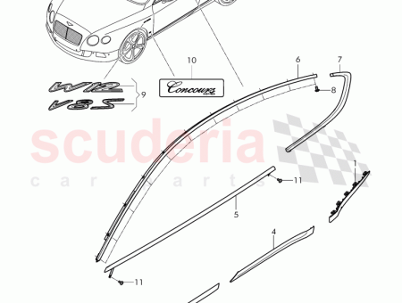 Photo of BANDE DE FINITION POUR AILE 3W8 853 517…