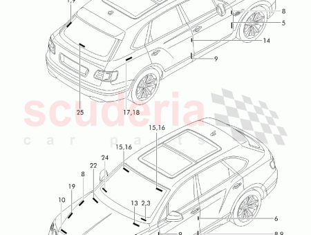 Photo of sticker air bag warning flip sun visor over…