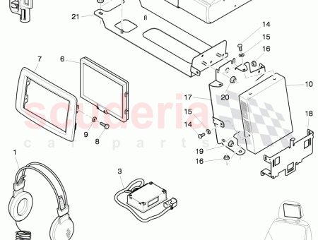 Photo of SUPPORT CRAN LCD BO TIER DE COMMANDE 3W5…