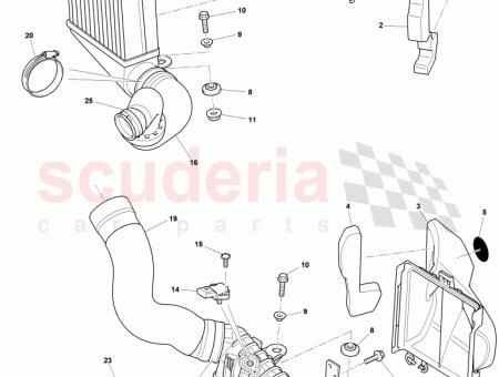Photo of GAINE D AIR DE SURALIMENTATION REFROIDISSEUR D AIR…