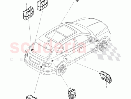Photo of BOUTON POUSSOIR POUR ACTIONNEUR LECTRIQUE DE VERROUILLAGE DU…