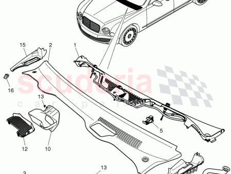 Photo of COUVERCLE DE PL NUM VITRE DE PARE BRISE…