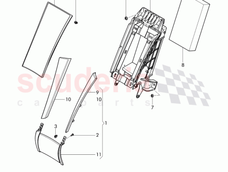 Photo of PANNEAU ARRI RE POUR DOSSIER 3W8 885 944…