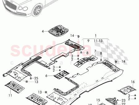 Photo of GARNITURE DE TOIT MOUL E 4W0 868…
