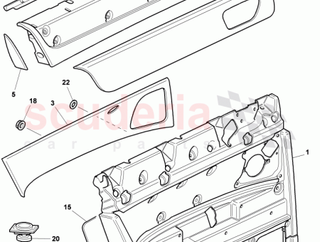 Photo of PANNEAUX DE GARNITURE LAT RAUX COMPARTIMENT DE RANGEMENT…