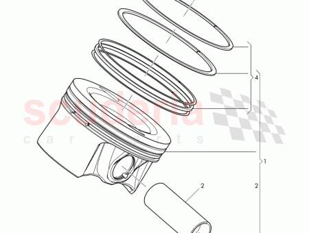 Photo of 1 JEU DE SEGMENTS DE PISTON…