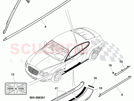 Photo of PLAQUE DE PROTECTION PANNEAU DE SEUIL 3W8 853…