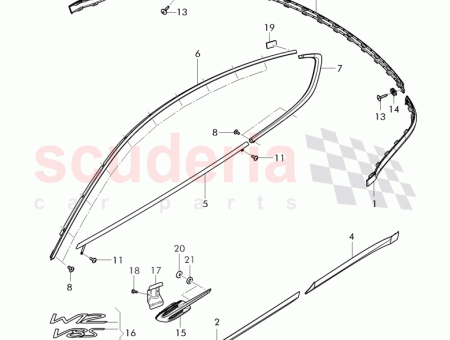 Photo of GARNITURE POUR PARE CHOCS 3W3 807…