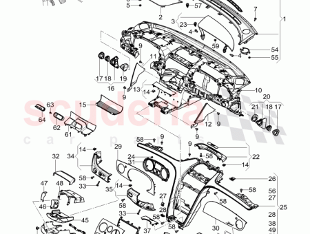 Photo of GARNITURE POUR CONSOLE CENTRALE 3W3 857 093…