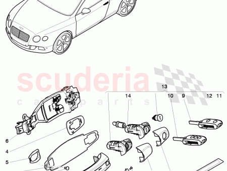 Photo of 1 JEU DE SERRURES KESSY 315MHZ BASSE PUISSANCE…