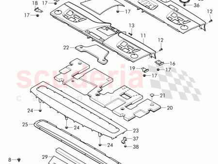 Photo of ABSORBANT SONORE POUR TABLETTE DE COLIS ARRI RE…