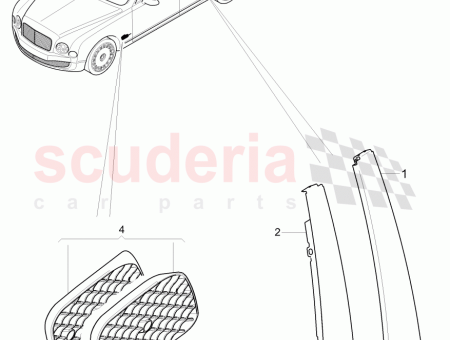 Photo of GRILLE DE REFROIDISSEMENT AILE 1 JEU JNV 821…