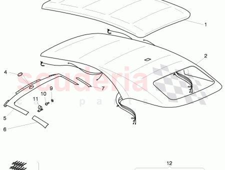 Photo of BANDE DE RECOUVREMENT COUVERCLE DE COFFRE…
