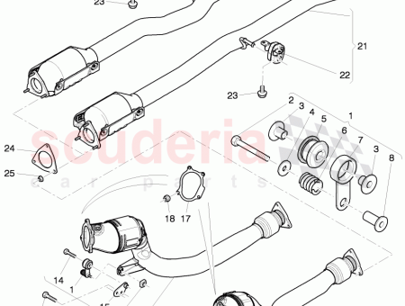 Photo of TUYAU D CHAPPEMENT AVEC CATALYSEUR…
