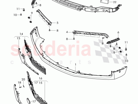 Photo of GRILLE D AIR DE REFROIDISSEMENT 4W0 807 648…