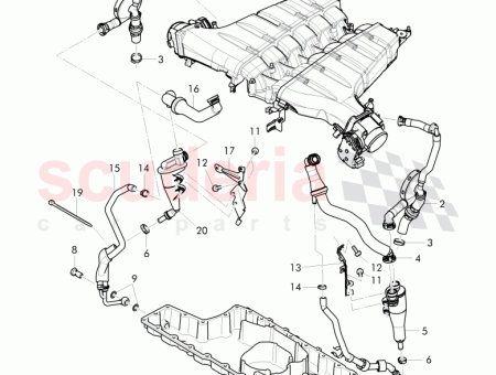 Photo of TUYAU DE VENTILATION AVEC VALVE 07C 103 474…