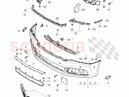 Photo of MOUSSE DE RENFORT POUR PARE CHOCS 3Y0 807…