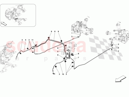 Photo of TUYAU DE FREIN ARRI RE GAUCHE DE L…