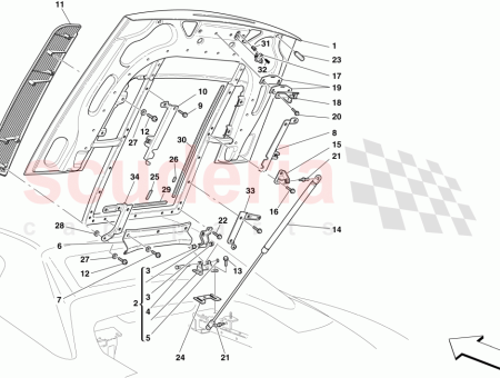 Photo of COUVERCLE DU MOTEUR JAMBE DE FORCE GAZ…