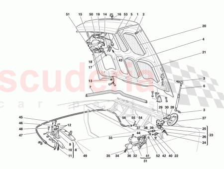Photo of C BLE COMPLET POUR L OUVERTURE DU CAPOT…