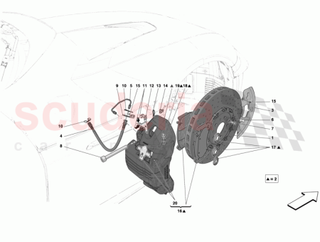 Photo of JEU DE PLAQUETTES AVANT AVEC RESSORT…