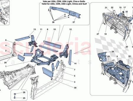 Photo of SUPPORT DIAGONAL ARRI RE INF RIEUR GAUCHE…