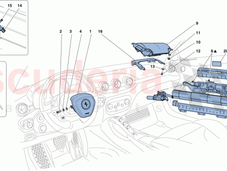 Photo of SUPPORT DE VOLET D AIRBAG DROIT…