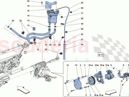 Photo of SUPPORT DE R SERVOIR DE LIQUIDE DE DIRECTION…