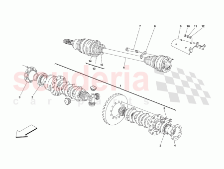 Photo of ARBRE DE SORTIE DE DIFF RENTIEL DROIT…