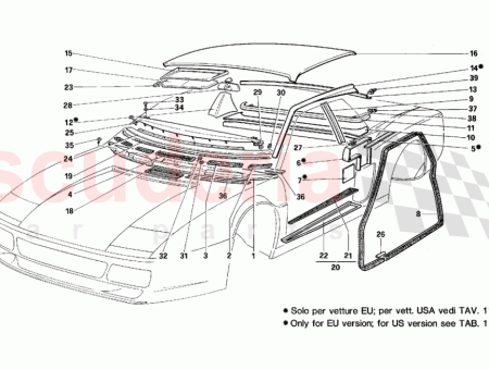 Photo of GARNITURE INF RIEURE DU PARE BRISE AVANT…