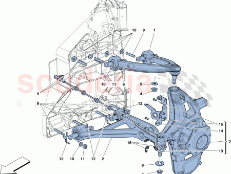 Photo of SUPPORT DE MOYEU AVANT GAUCHE…