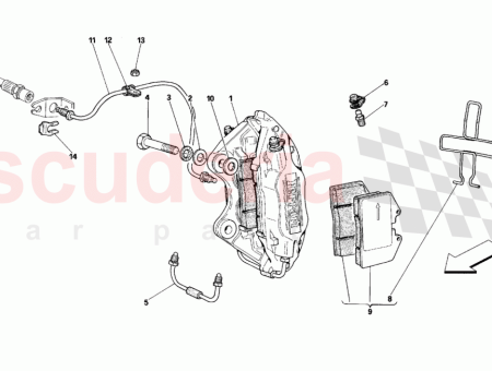 Photo of TRIER ARRI RE GAUCHE AVEC PLAQUETTES BREMBO…
