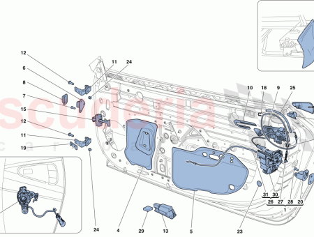 Photo of SERRURE DE PORTE LAT RALE GAUCHE…