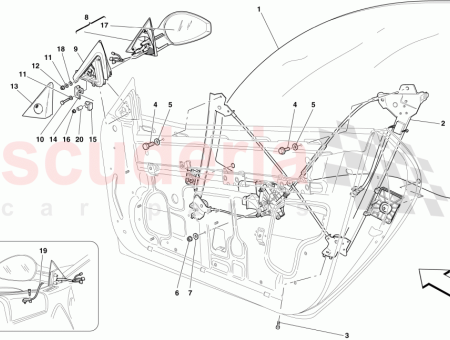 Photo of GLACE DE R TROVISEUR EXT RIEUR DROIT…