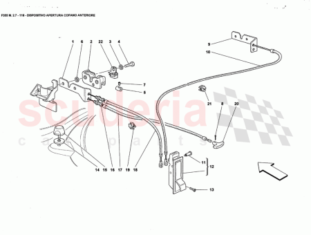 Photo of POIGN E POUR L OUVERTURE DU CAPOT AVANT…