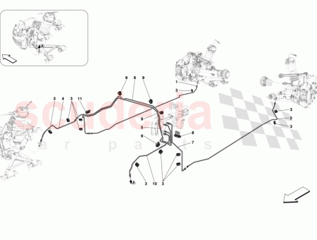 Photo of TUYAU DE FREIN ARRI RE GAUCHE DE L…